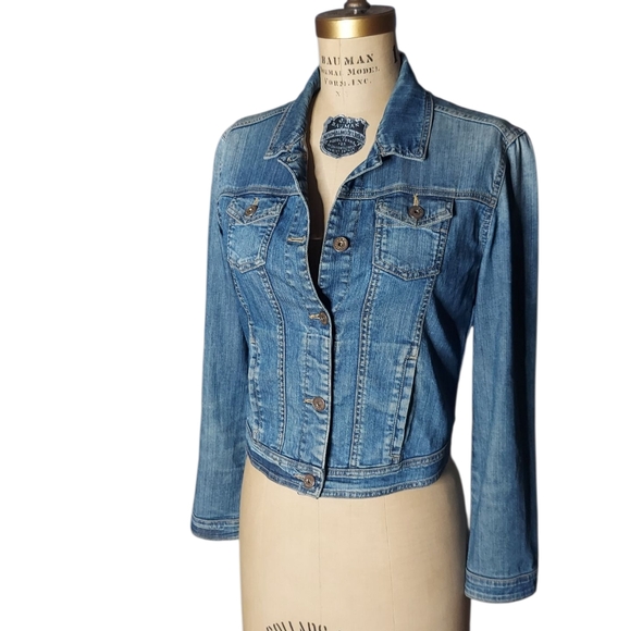Max Mara Weekend | Denim Cropped Jacket | Womens | Size 6 - Picture 3 of 16